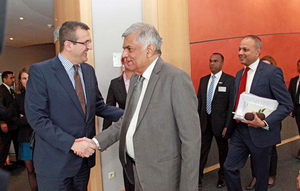 Sri Lanka Prime Minister Ranil Wickremesinghe in Brussels