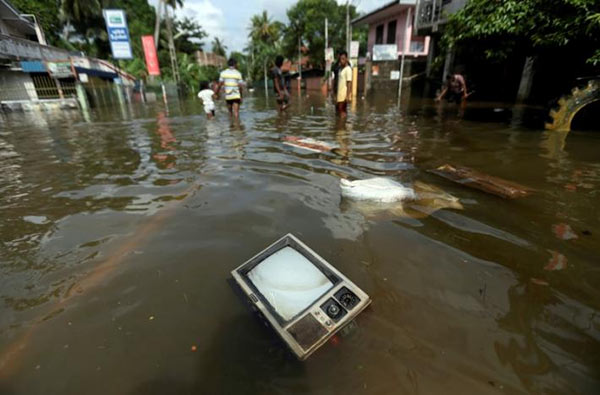 Flood disaster in Sri Lanka