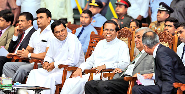 Largest haul of seized cocaine destroyed in Sri Lanka under the supervision of President Maithripala Sirisena