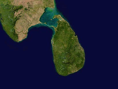 Sri Lanka map