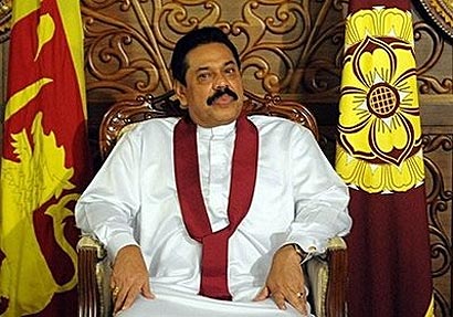 Sri Lanka President Mahinda Rajapaksa