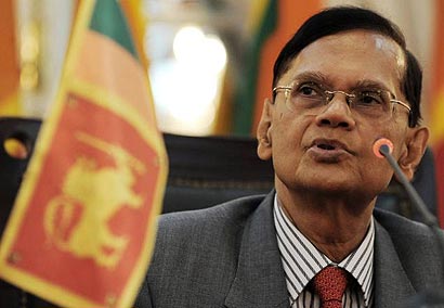 Sri Lanka's External Affairs Minister G.L. Peiris