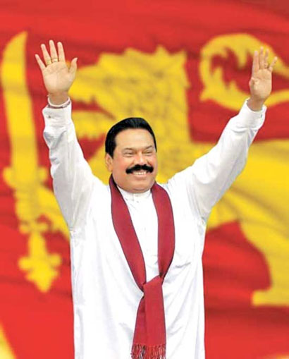 Sri Lanka President Mahinda Rajapaksa