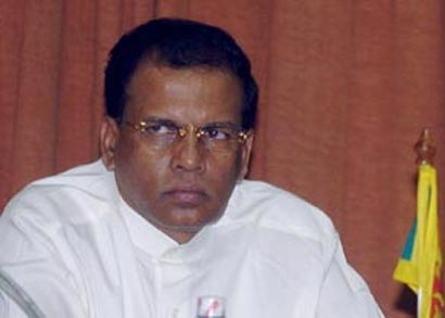 Minister Maithripala Sirisena