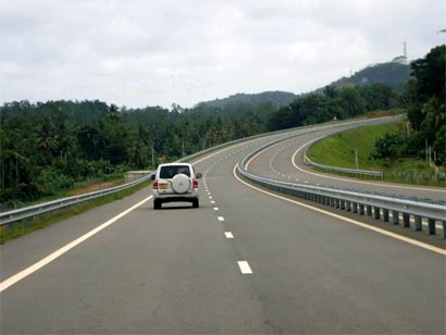 Southern Express way in Sri Lanka