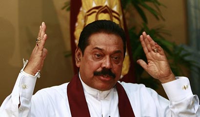 President Mahinda Rajapaksa