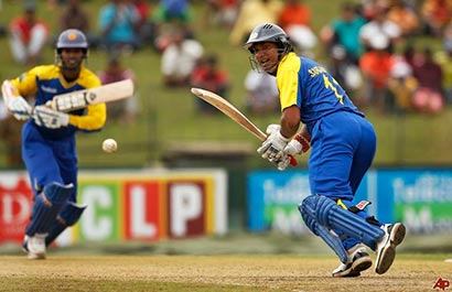 sangakkara with upul tharanga