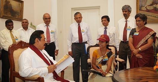 14th population and housing census Sri Lanka launched by President Mahinda Rajapaksa