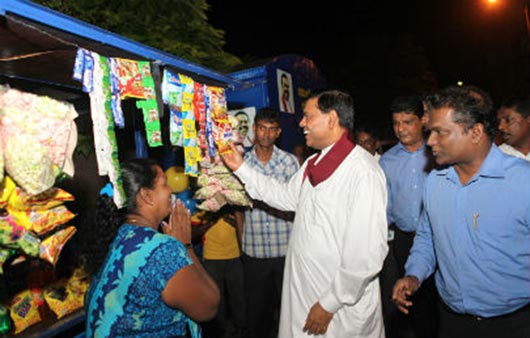 Basil Rajapaksa t-trucks to self employees