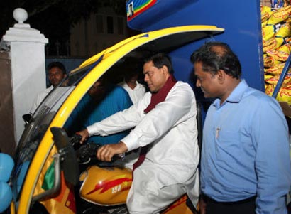 Basil Rajapaksa t-trucks to self employees