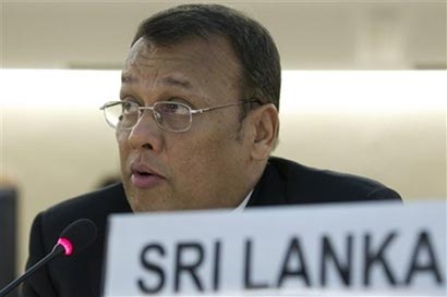 Mahinda Samarasinghe in Geneva