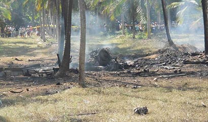 mig 27 crash Dummalasuriya Sri Lanka Air Force