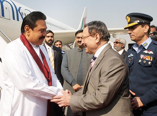 Sri Lanka President arrived in Islamabad Pakistan