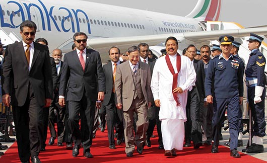 Sri Lanka President arrived in Islamabad Pakistan