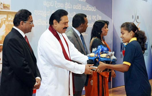 Sri Lanka President Mahinda Rajapaksa kreeda shakthi