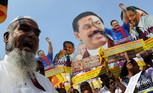 Sri Lanka protest against proposed UNHRC resolution