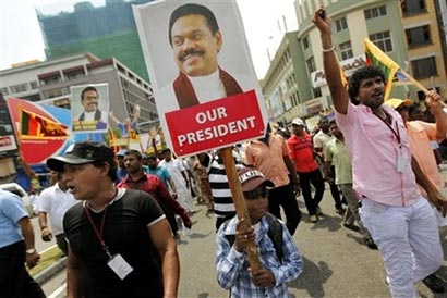 Sri Lanka protest against proposed UNHRC resolution