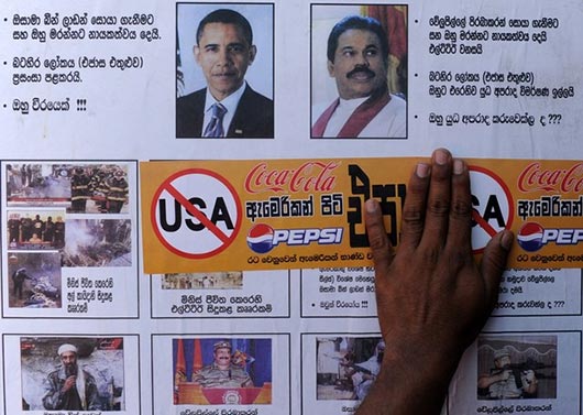 Call to boycott US goods in Sri Lanka