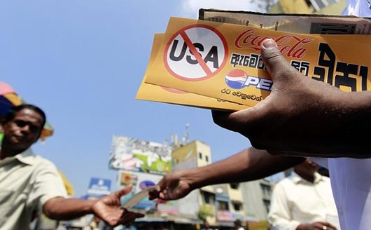 Call to boycott US goods in Sri Lanka