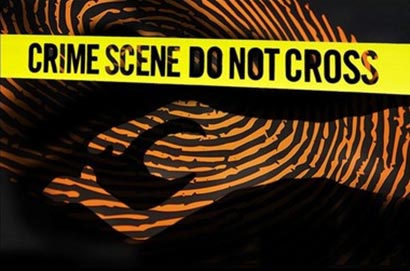 Crime scene sign