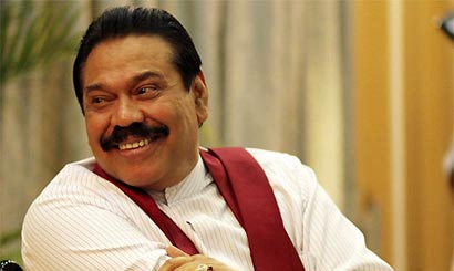 Sri Lanka President Mahinda Rajapaksa