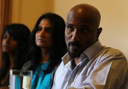 Premakumar Gunarathnam in press conference Australia