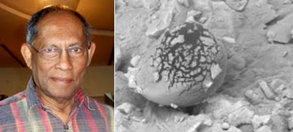 Professor Chandra Wickremasinghe discovered signs of life Mars