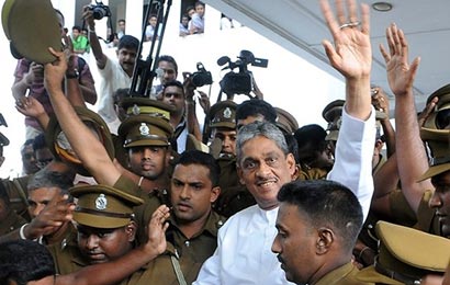 Sarath Fonseka freed