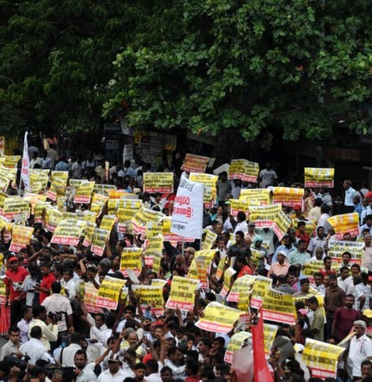 JVP rally against Sri Lanka Government