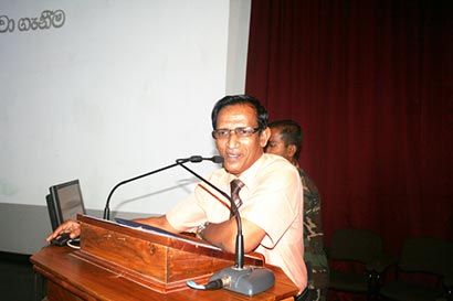 Senior Lecturer of the University of Colombo Prof.W.P. Gamini De Silva