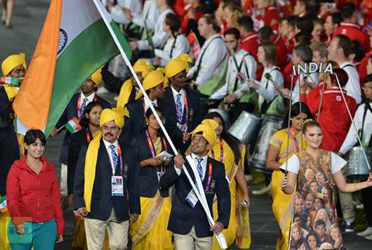 Gate crashing girl steals spotlight from athletes of india olympics team