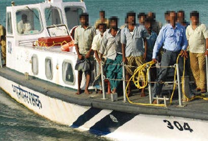 Indian Fishermen Arrested