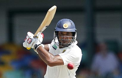 Kumar Sangakkara is batting