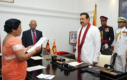 Shanthi Eva Wanasundara Sworn as Supreme Court Judge