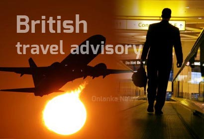 British travel advisory