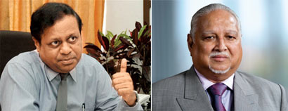 Minister Susil Premjayantha and Harry Jayawardena