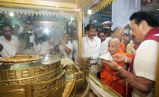 Sacred Kapilavasthu Relics at Gangarama temple