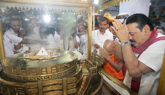 Sacred Kapilavasthu Relics at Gangarama temple