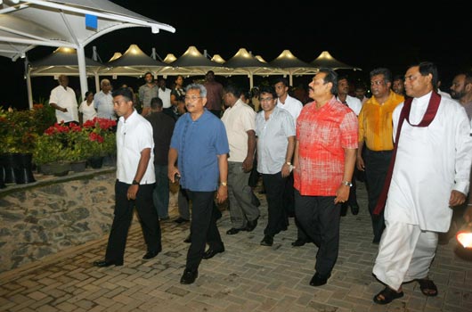 President on inspection of “Diyatha Uyana”- Battaramulla