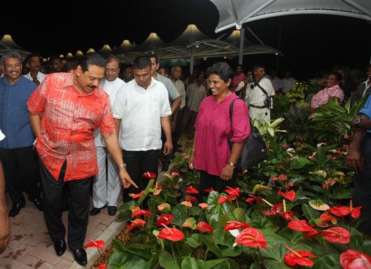 President on inspection of “Diyatha Uyana”- Battaramulla