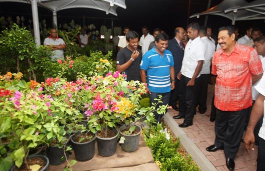 President on inspection of “Diyatha Uyana”- Battaramulla