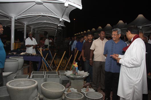 President on inspection of “Diyatha Uyana”- Battaramulla