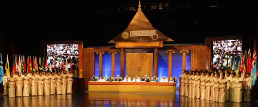 President Mahinda Rajapaksa officially inaugurated the 58th Commonwealth Parliamentary Association