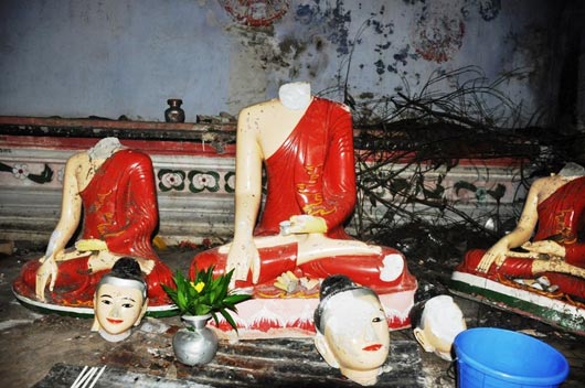 Aarson attacks on Buddhist temples and villagers in Bangladesh