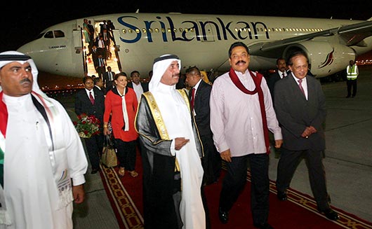 President Rajapaksa visits Dubai to participate World Energy Forum