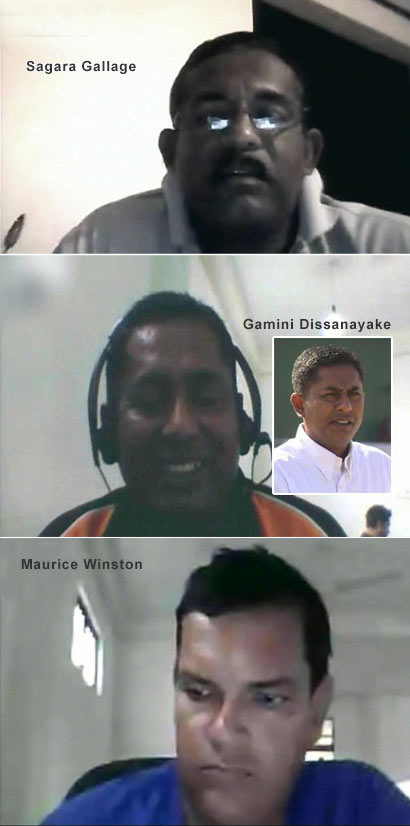 Sagara Gallage, Gamini Dissanayake and Maurice Winston - Cricket Umpires - Match Fixing