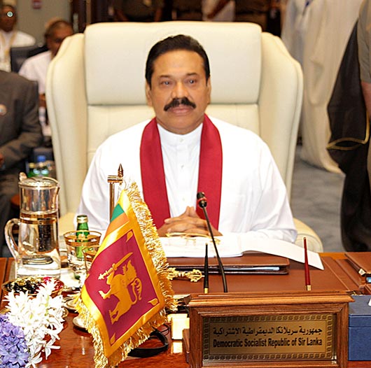 President Rajapaksa at ACD