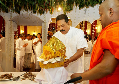 President Mahinda Rajapaksa celebrates his 67th Birthday