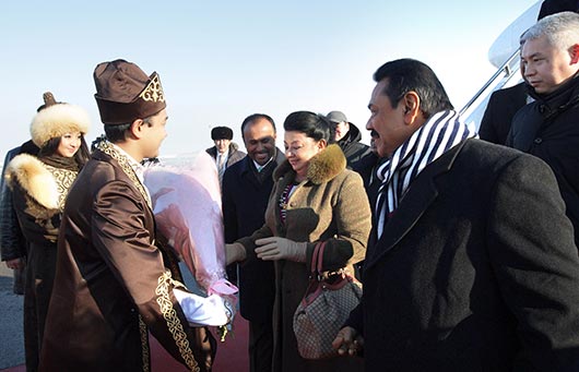 Sri Lanka President Rajapaksa arrives in Kazakhstan on a state visit - Photo 2