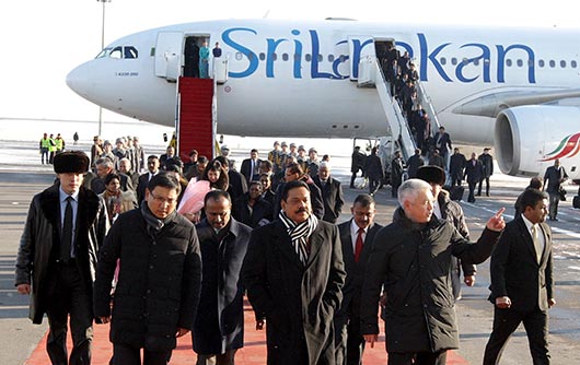 Sri Lanka President Rajapaksa arrives in Kazakhstan on a state visit - Photo 4